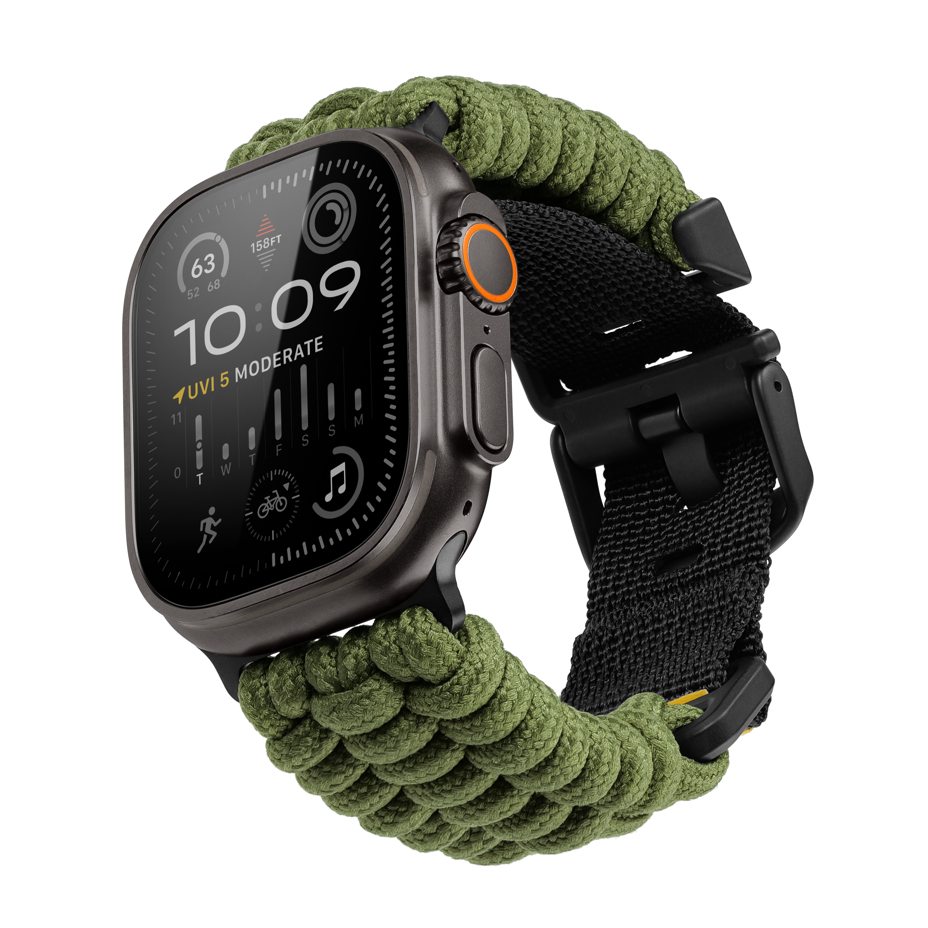 ULTIMAL Paracord-Uhrenarmband für Apple Watch